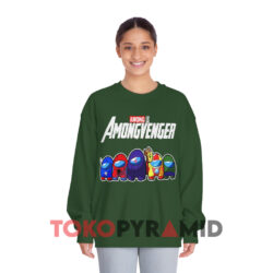 Among Us Amongvenger Shirt 3 Among Us Amongvenger Green Sweatshirt