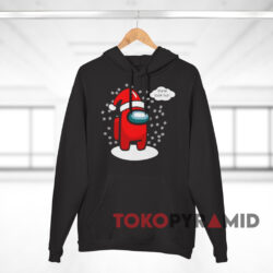 Among Us Christmas These Look Sus Black Hoodie
