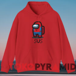 Among Us Red Is Sus Spider-Man T-shirt 4 Among Us Red Is Sus Spider man T shirt Red Hoodie