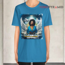 Angie Stone Forever In Our Hearts Blue T shirt