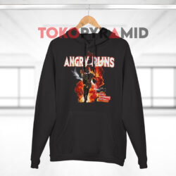 Angry Runs Good Morning Football Black Hoodie