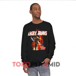 Angry Runs Good Morning Football Black Long sleeved