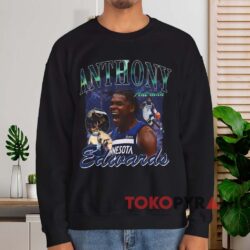 Anthony Edwards Ant-Man Graphic Shirt 4 Anthony Edwards Ant Man Graphic Shirt Black Sweatshirt