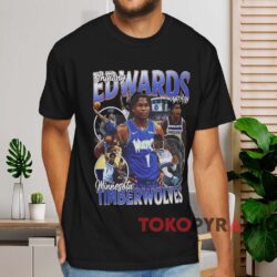 Anthony Edwards Graphic Shirt Black T shirt