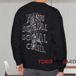 Anti Social Social Club Burnout T shirt Black Sweatshirt