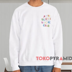 Anti Social Social Club Crawling T-shirt 4 Anti Social Social Club Crawling T shirt White Sweatshirt