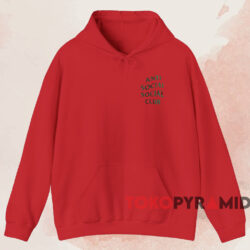 Anti Social Social Club Glitch T-shirt 2 Anti Social Social Club Glitch T shirt Red Hoodie