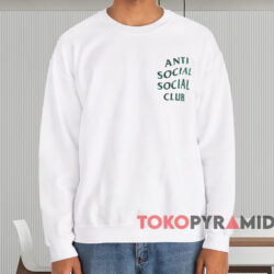 Anti Social Social Club Glitch T-shirt 4 Anti Social Social Club Glitch T shirt White Sweatshirt