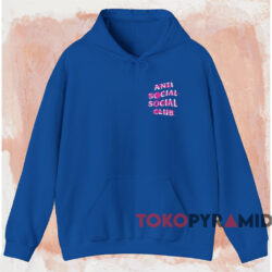 Anti Social Social Club Never Mind T-shirt 2 Anti Social Social Club Never Mind T shirt Blue Hoodie