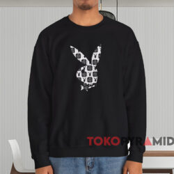 Anti Social Social Club Playboy Checkered T-shirt 3 Anti Social Social Club Playboy Checkered T shirt Black Sweatshirt