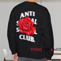 Anti Social Social Club Roses Are Red T-shirt 4 Anti Social Social Club Roses Are Red T shirt Black Sweatshirt