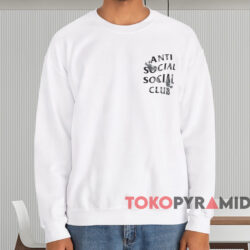 Anti Social Social Club Tatz T-shirt 3 Anti Social Social Club Tatz T shirt White Sweatshirt