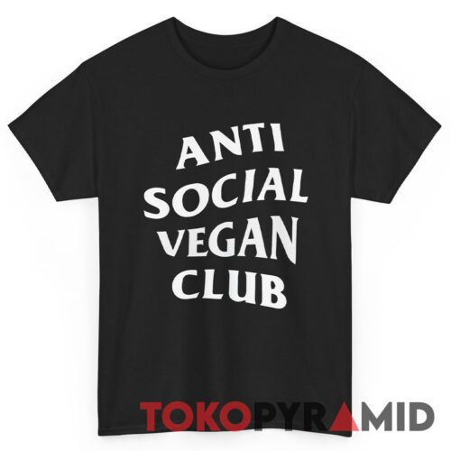 Anti Social Vegan Club Shirt Anti Social Vegan Club Shirt