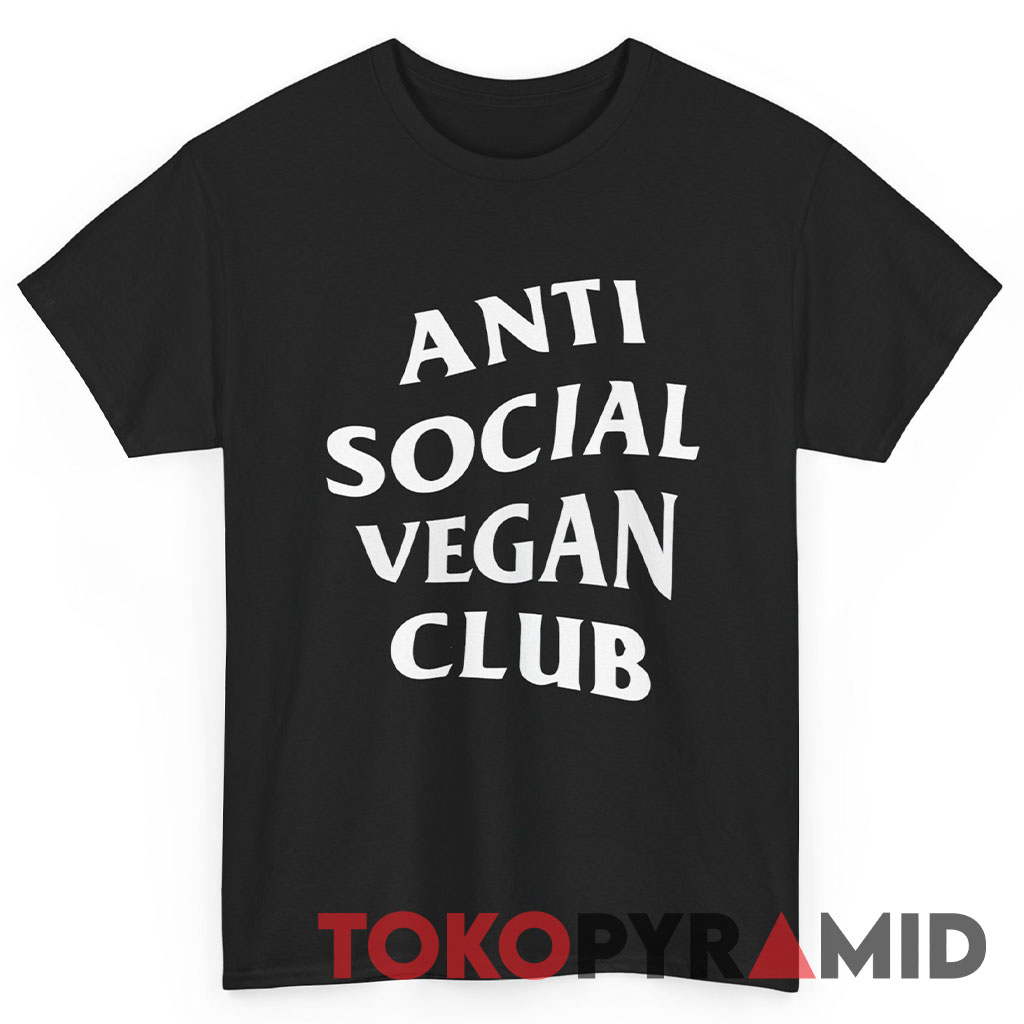 Anti Social Vegan Club Shirt Anti Social Vegan Club Shirt