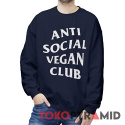 Anti Social Vegan Club Shirt 2 Anti Social Vegan Club Sweatshirt