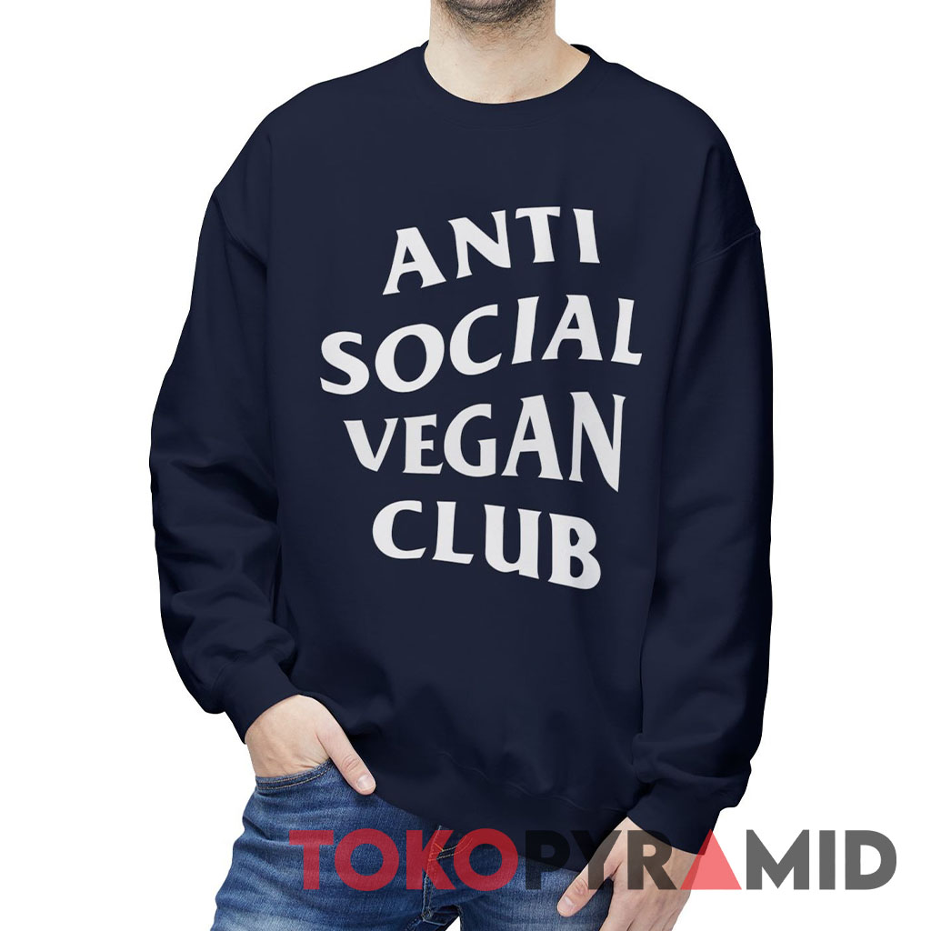 Anti Social Vegan Club Sweatshirt Anti Social Vegan Club Sweatshirt