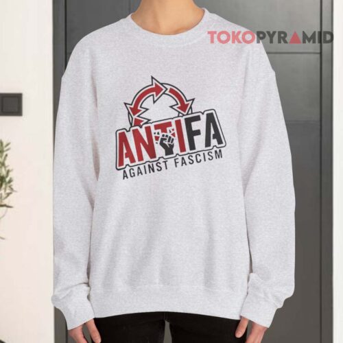 Antifa Against Fascism Sweatshirt Antifa Against Fascism Sweatshirt