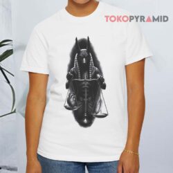 Anubis Heart And Feather Balance White T shirt