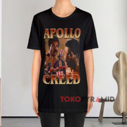 Apollo Creed Rocky Balboa Black T shirt