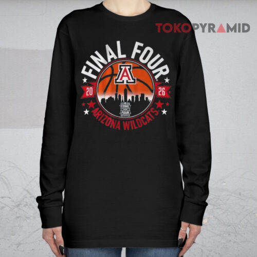 Arizona Basketball 2026 Final Four Long sleeved