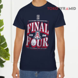 Arizona Wildcats 2026 NCAA Final Four Shirt 4 Arizona Wildcats 2026 Ncaa Final Four Navy T shirt