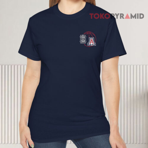 Arizona Wildcats 2026 Ncaa Men's Basketball Tournament March Madness Final Four T shirt Front