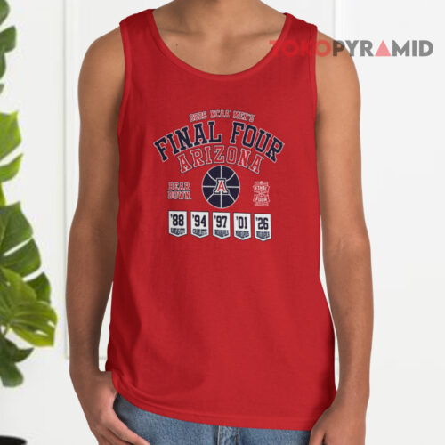 Arizona Wildcats Basketball 2026 Final Four Tank Top
