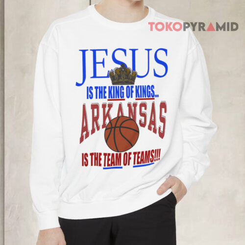 Arkansas Razorbacks Basketball Jesus Sweatshirt