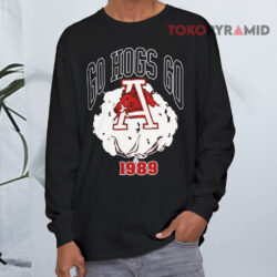 Arkansas Razorbacks Go Hogs Go 1989 Long sleeved