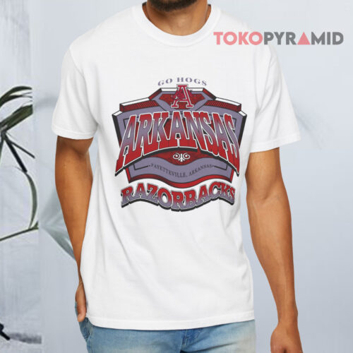 Arkansas Razorbacks Go Hogs White T shirt