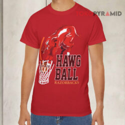 Arkansas Razorbacks Hawg Ball Red T shirt