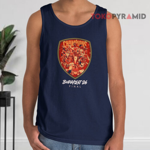 Arsenal Budapest 26 Ucl Final Tank Top Arsenal Budapest 26 Ucl Final Tank Top
