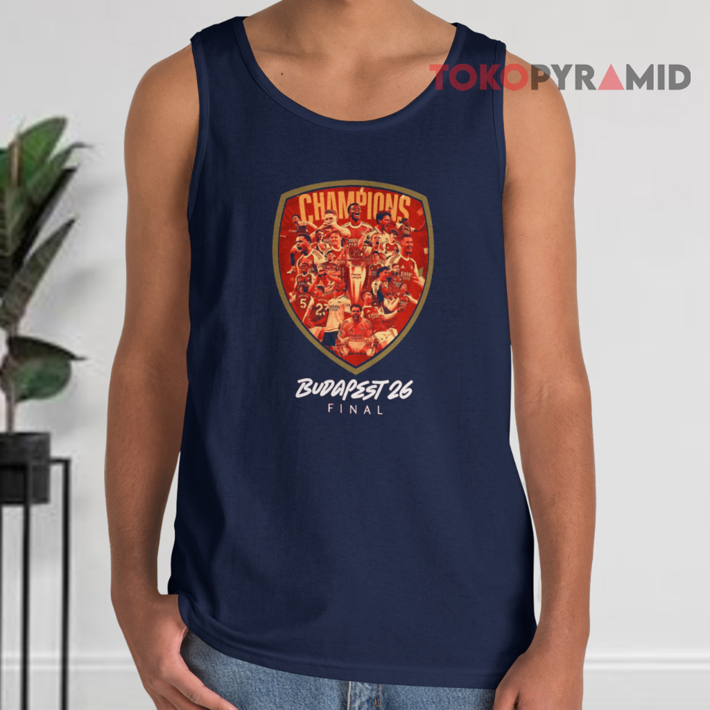 Arsenal Budapest 26 Ucl Final Tank Top Arsenal Budapest 26 Ucl Final Tank Top