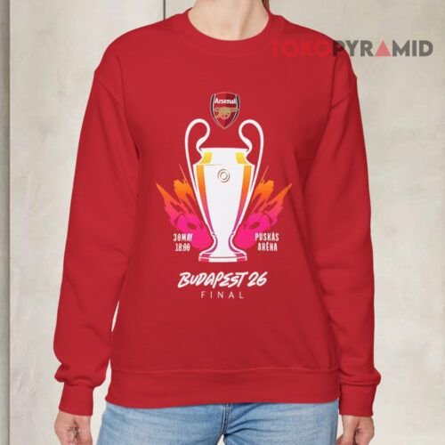 Arsenal Champions League Final Sweatshirt Arsenal Champions League Final Sweatshirt