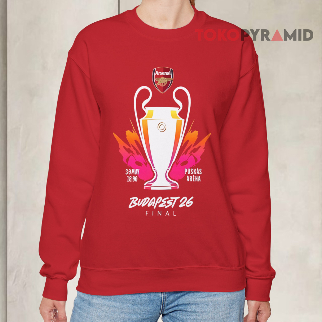 Arsenal Champions League Final Sweatshirt Arsenal Champions League Final Sweatshirt