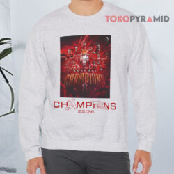 Arsenal Champions Squad 25 26 Poster Sweatshirt Front
