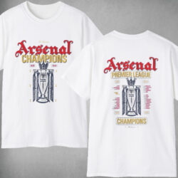 Arsenal Premier League Champions 25 26 T shirt