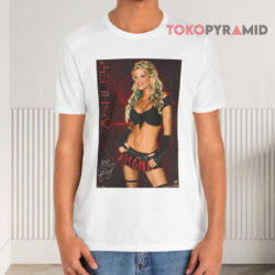 Ashley Massaro Poster 2007 Wwe Wwf White T shirt