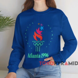 Atlanta 1996 Centennial Olympics T shirt Blue Sweatshirt
