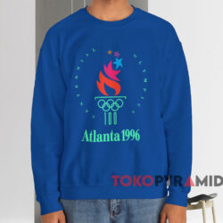 Atlanta 1996 Centennial Olympics T shirt Blue Sweatshirt