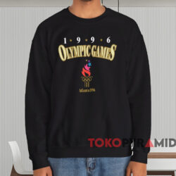 Atlanta 1996 Olympic Games T-shirt 3 Atlanta 1996 Olympic Games T shirt Black Sweatshirt
