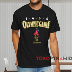 Atlanta 1996 Olympic Games T-shirt 1 Atlanta 1996 Olympic Games T shirt Black T shirt