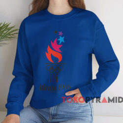 Atlanta 1996 Olympic T shirt Blue Sweatshirt