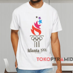 Atlanta 1996 Olympic T shirt White T shirt