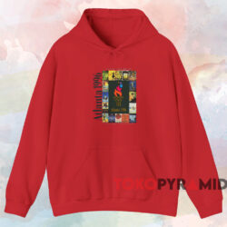 Atlanta 1996 XXVIth Olympiad T-shirt 2 Atlanta 1996 Xxvith Olympiad T shirt Red Hoodie