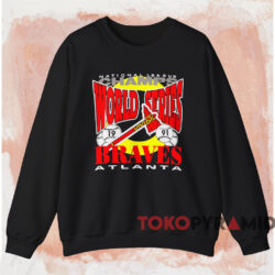Atlanta Braves 1991 World Series Champs Shirt Black Sweatshirt