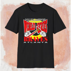 Atlanta Braves 1991 World Series Champs Shirt Black T shirt