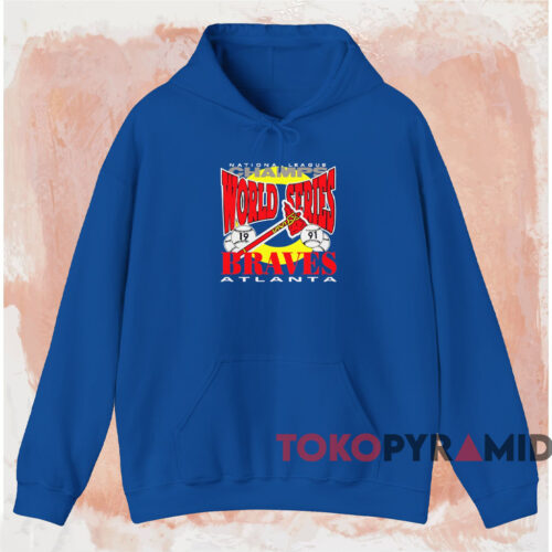 Atlanta Braves 1991 World Series Champs Shirt Blue Hoodie