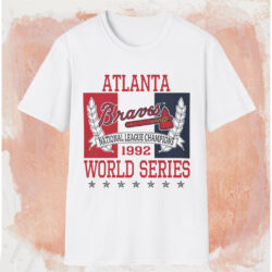 Atlanta Braves 1992 World Series Shirt White T shirt