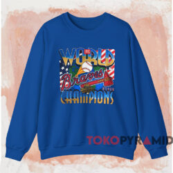 Atlanta Braves 1995 Champions Shirt 4 Atlanta Braves 1995 Champions Shirt Blue Sweatshirt
